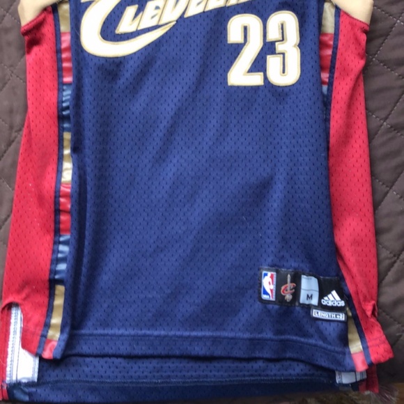 Youth Medium LeBron James Cleveland Cavs Jersey - Picture 3 of 3